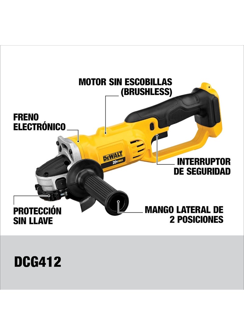 DEWALT DEWALT DCG412B 20V MAX CutOff Tool Tool ONLY includes UnitInstruction Guide  - Image 3