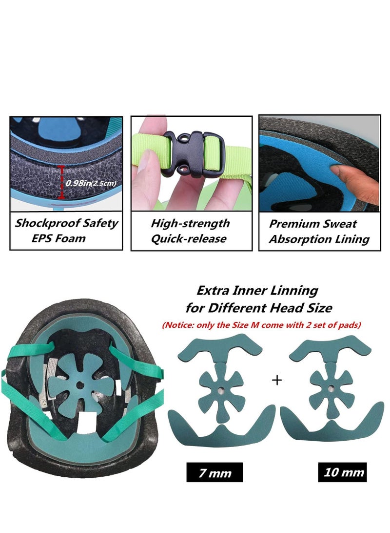 Protect Helmet for Kids Cycle Helmet for 2-5 Toddler Kids Bike Helmet Multi-Sport Helmet for Cycling Skateboard Scooter Skating 2 Sizes from Toddler to Youth
