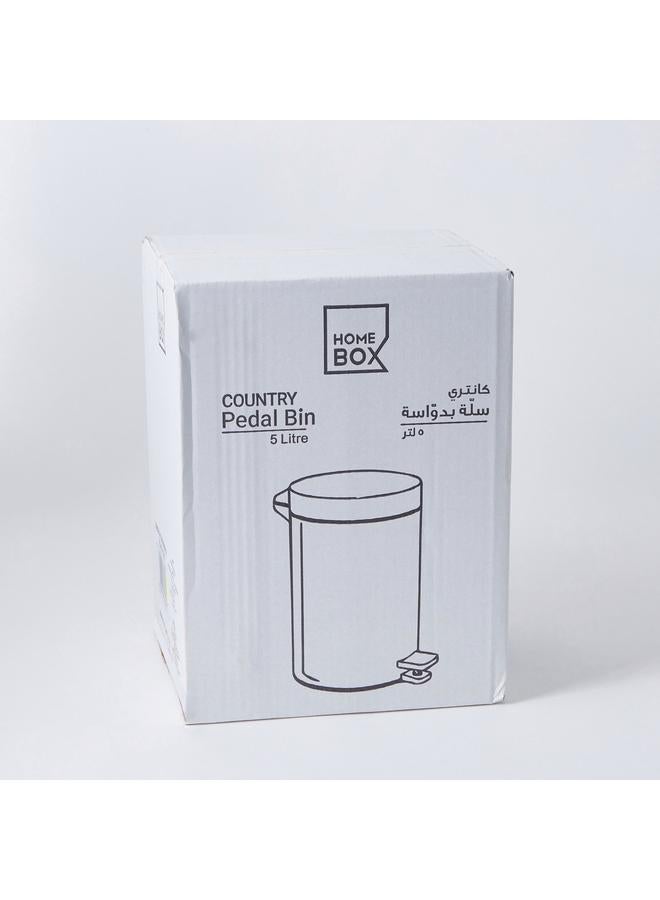 Home Box Country Metal Pedal Bin - 5 L - Image 5