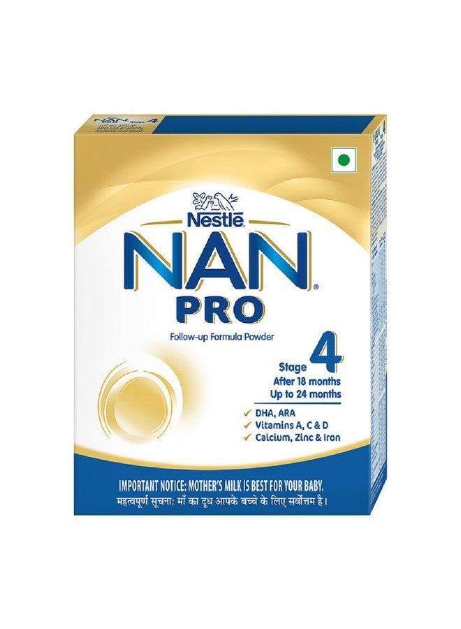 Nan Pro Stage 4 Follow-Up Formula Milk Powder For Babies (After 18 Months), With Dha-Ara, 400G Bag-In-Box Pack, Infant - Image 1