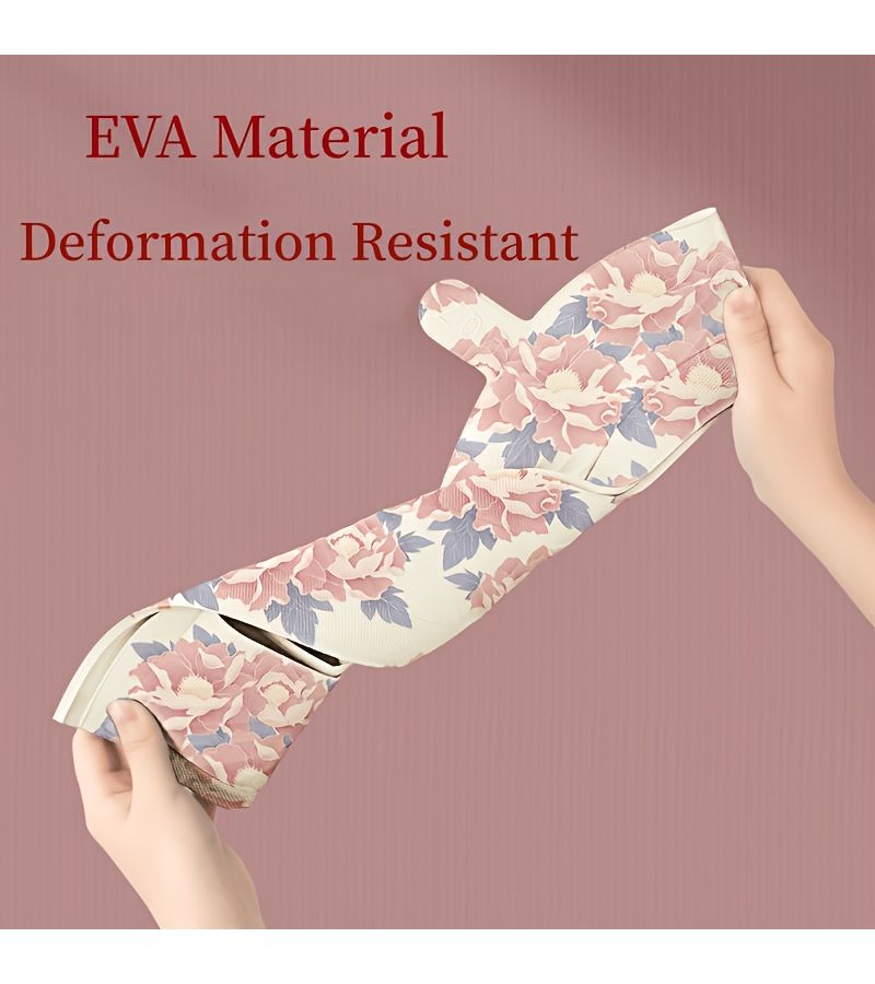 غطاء مقعد المرحاض من EVA باللافندر بتصميم زهري، قابل للتنظيف بالمسح، قابل لإعادة الاستخدام، حشية حمام غير قابلة للانزلاق - Image 5