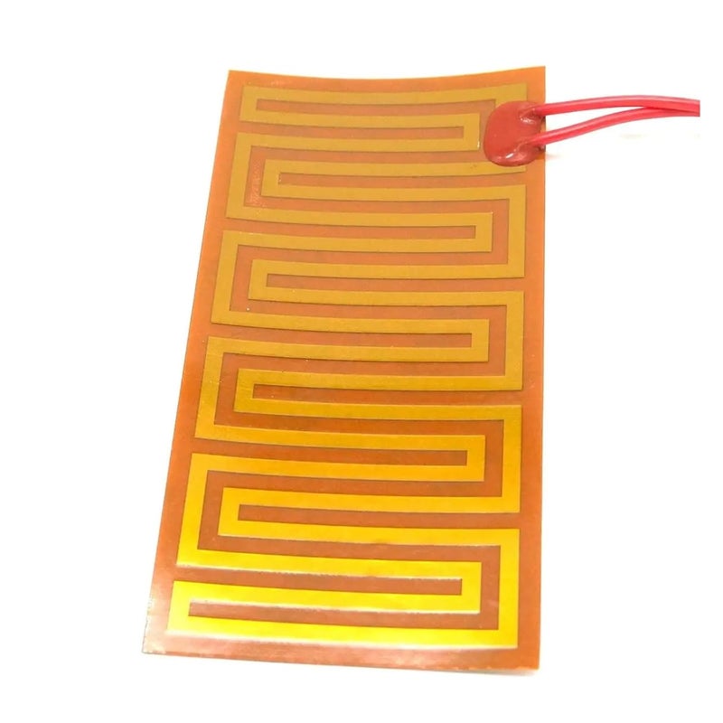 28V 24W Polyimide Film Heater Flexible Heating Pad 55x110mm for Electrical Wires - Image 1