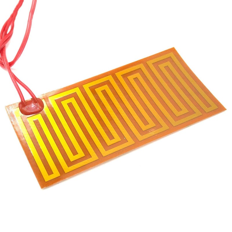 28V 24W Polyimide Film Heater Flexible Heating Pad 55x110mm for Electrical Wires - Image 3