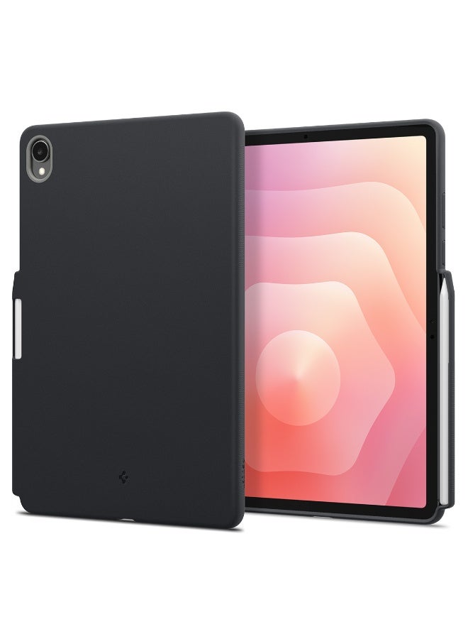 Spigen غطاء حماية نانو بوب لجهاز سامسونج جالكسي تاب S11 (2025) 11 بوصة مع حامل قلم S - سمسم أسود - Image 1