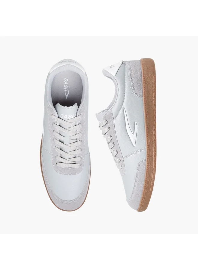 Dash Men Panelled Lace-Up Sneakers
