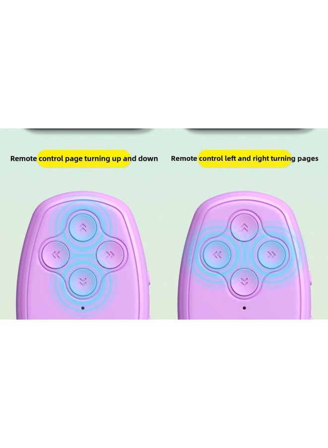 Short Remote Control Lever Helps Photographing Multifunctional Bluetooth Photographing Mobile Phone Sound Brush Basket Teeth Shake Qingying Video Selfie Universal-Color:Starlight White★Multifunctional Neutral Rechargeable Bluetooth Remote Control. - Image 4