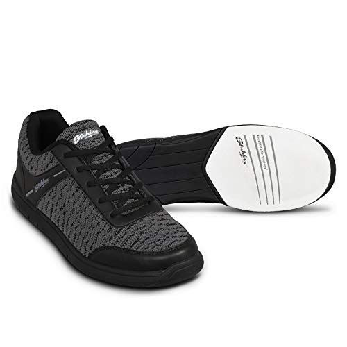 KR Strikeforce Men's Flyer Mesh Bowling Shoes, Black/Steel (US Footwear Size System, Adult, Men, Numeric, Medium, 9.5) - Image 1