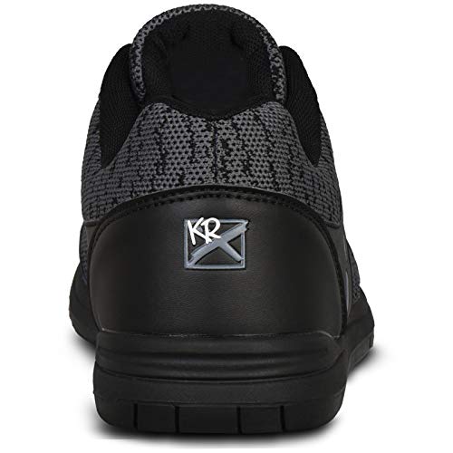 KR Strikeforce Men's Flyer Mesh Bowling Shoes, Black/Steel (US Footwear Size System, Adult, Men, Numeric, Medium, 9.5) - Image 4