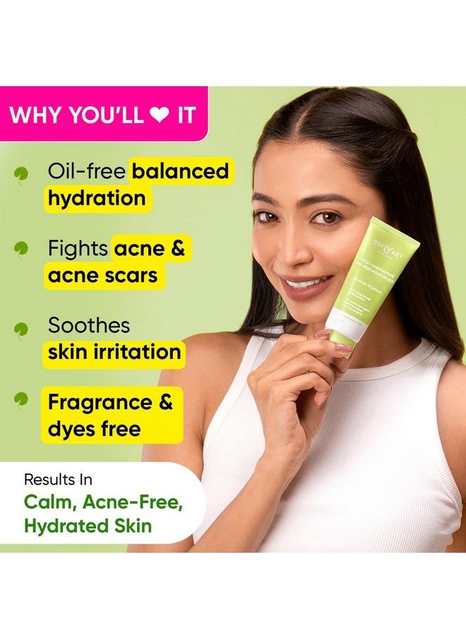 Dot & Key Dot & Key Cica Calming Blemish Clearing Face Wash 100ml & Cica & Niacinamide Spot Reduction Oil Free Moisturizer - 50g | For Acne Prone Skin | Skin Care Combo | For Women & Men  - Image 3