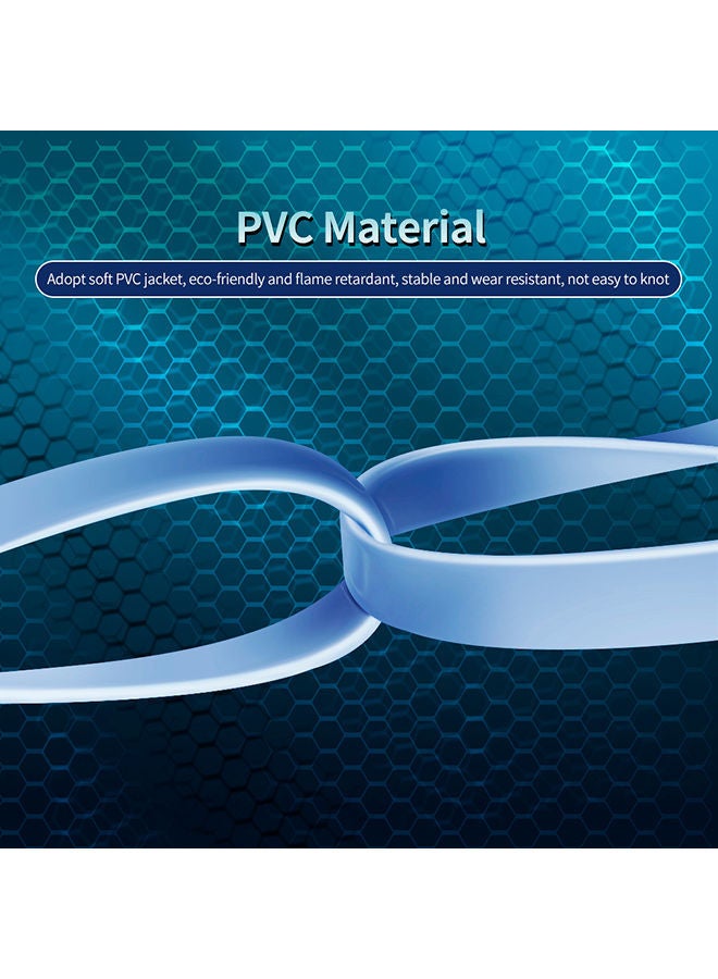 NIBEMINENT CAT 6 Ethernet Cable 10 m Blue - Image 3