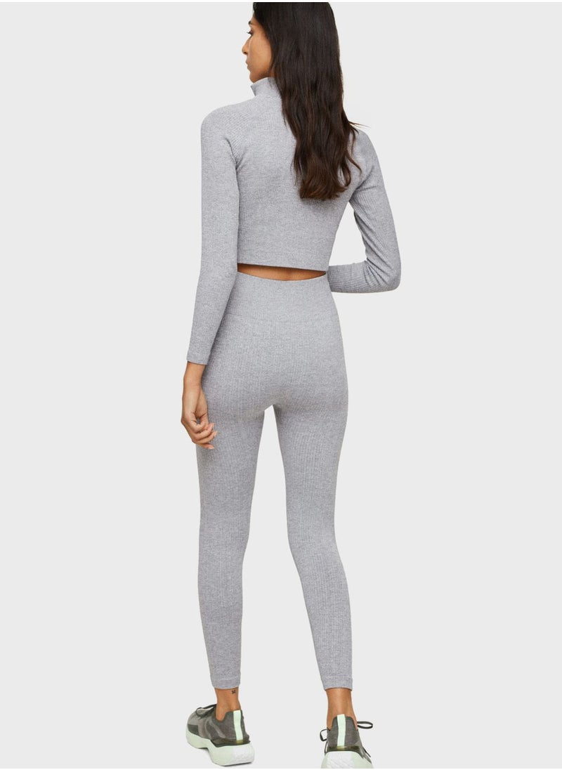 MANGO - High Waist Leggings - Image 1