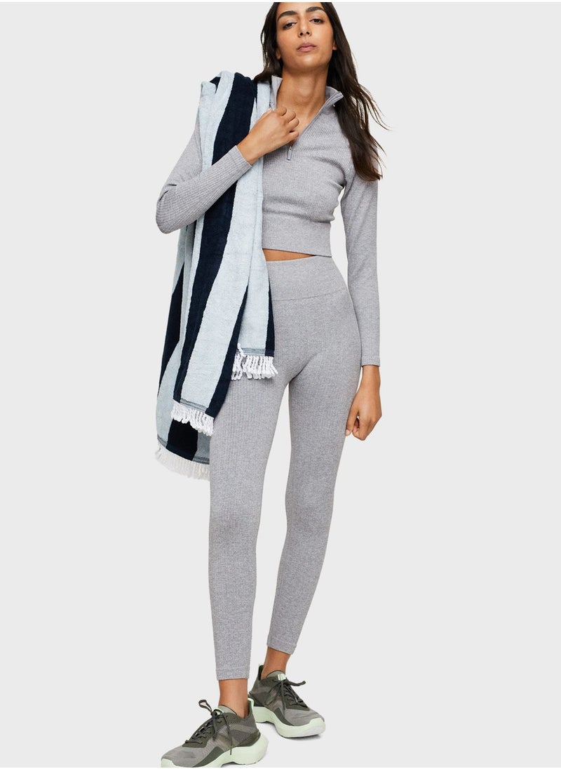 MANGO - High Waist Leggings - Image 1