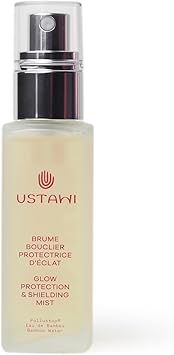 Ustawi Glow Protection and Shielding Radiance Mist for Face Moisturises and Protects the Skin Makeup Setting Spray or Refreshing Face Mist with Nourishing Baobob Superfruit 50ml - Image 1
