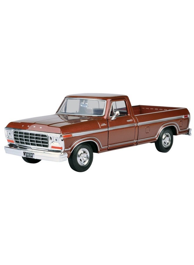 MOTORMAX موديل سيارة مقياس 1:24 من موتورماكس فورد F-150 بيك أب 1979 79346 بني - Image 1