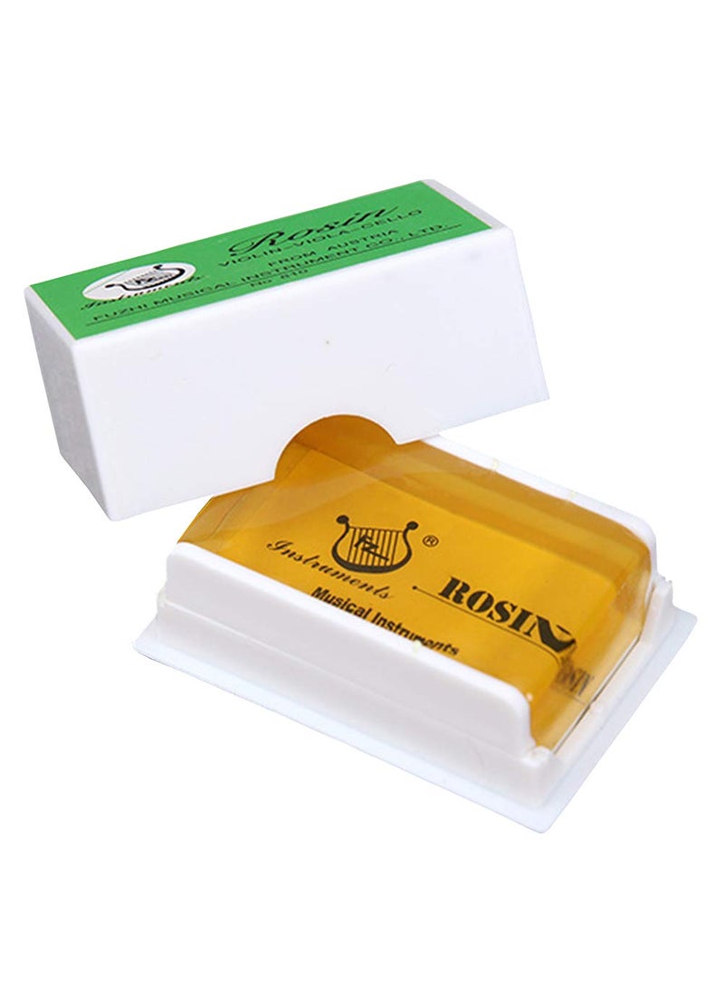 EastyGold Rosin Natural for Violin Cello Viola Rosin Light Low Dust for Bows String Music Instrument Accessory Yellow with Case 3 Pack  - Image 4
