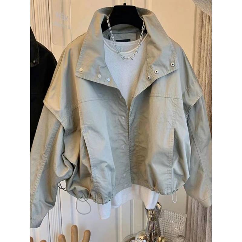 Women'S Short Jacket Windbreaker Loose Short Petite Jacket Popular Women'S Clothing - Image 5