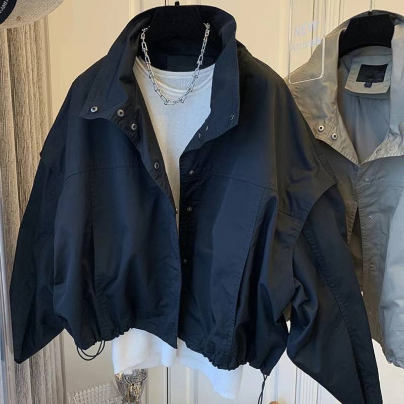 Women'S Short Jacket Windbreaker Loose Short Petite Jacket Popular Women'S Clothing - Image 2
