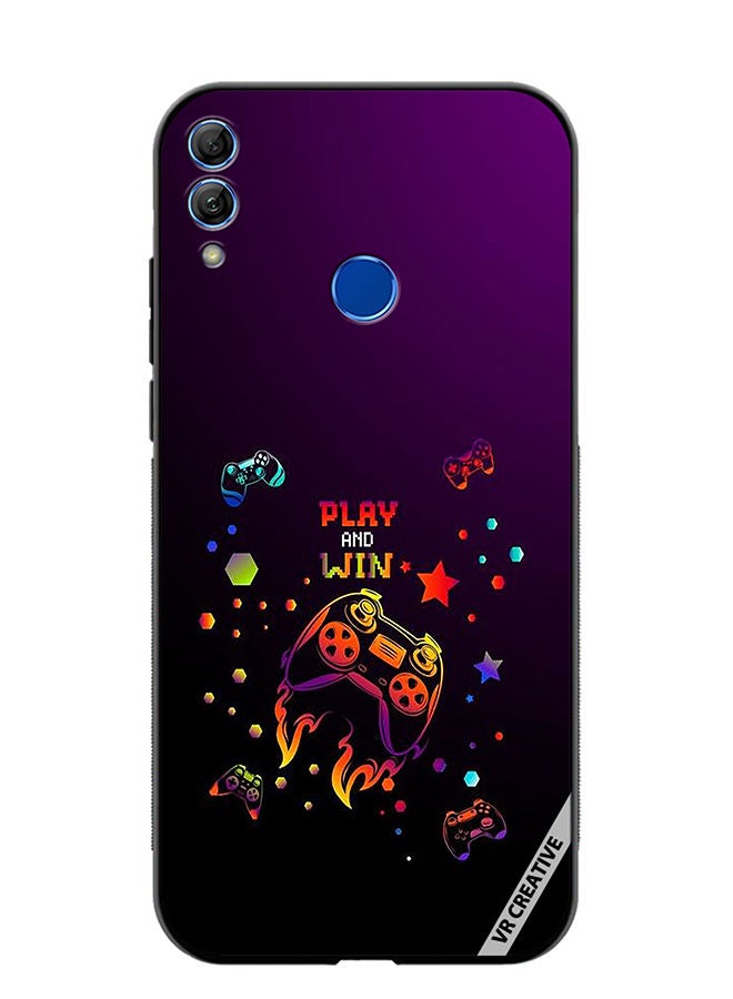 Protective Case Cover For Honor 10 Lite Play And Win Design Multicolour