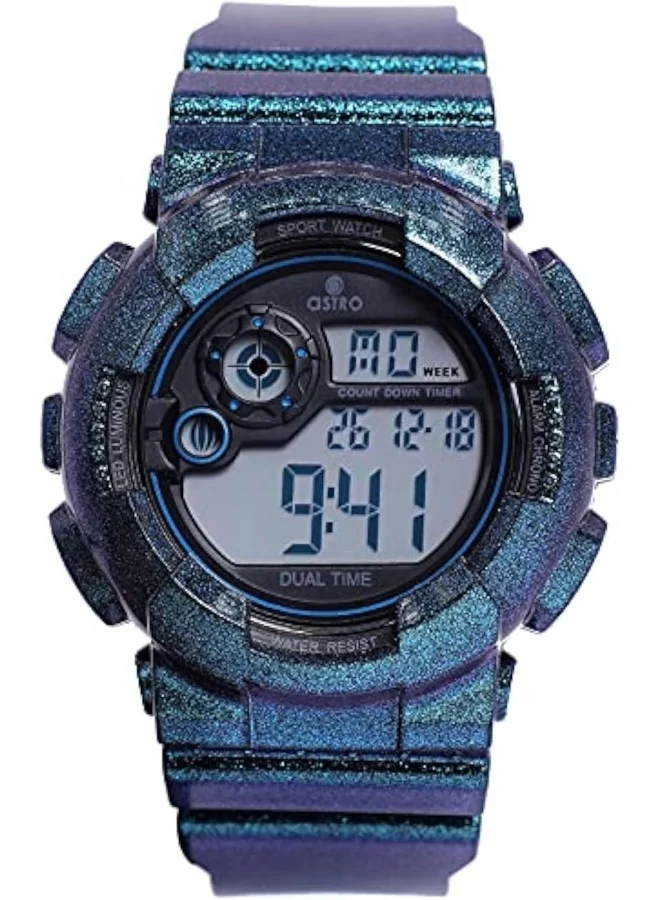 ASTRO Kids Digital Grey Dial Watch - A21902-PPLB