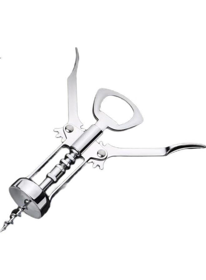 Jekero Wine Opener Multi-Function Bottle Opener Silver Dual-Use - Image 2