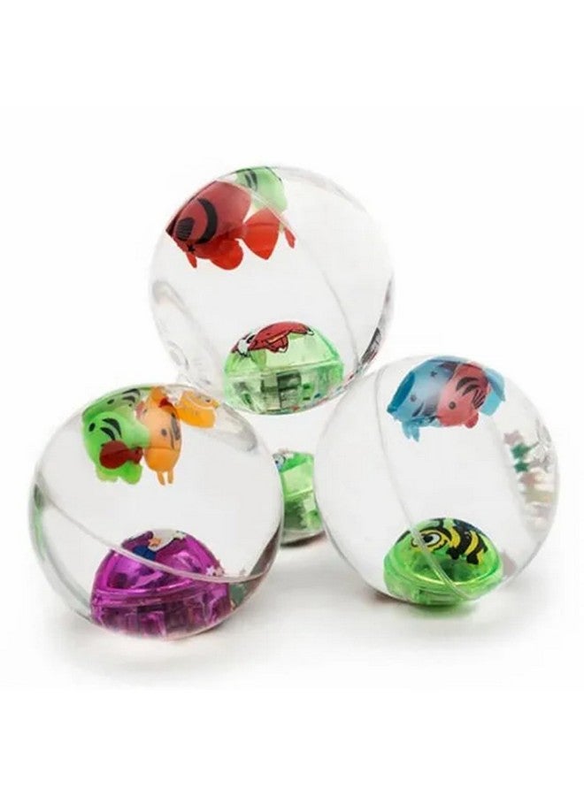 فافيلا كرة لعبة FAVELA LED الوامضة المرتدة للأطفال | كرة لعبة ممتعة للأطفال الصغار والأطفال | كرة مطاطية شفافة مملوءة بالماء ومشرقة - هدية إرجاع (عبوة من 3 قطع) - Image 4