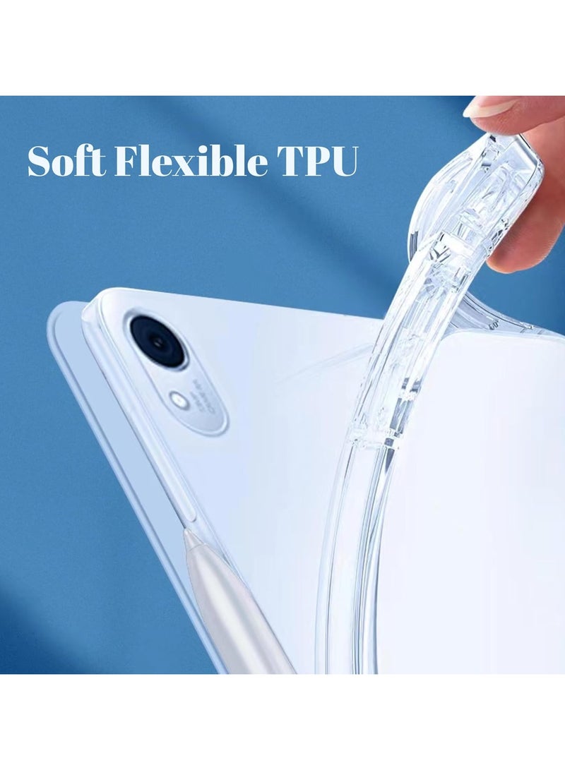 Cover Compatible with Huawei MatePad 11.5s 2024 Case with Pencil Holder, Slim Lightweight TPU Shockproof Cover with Clear Back Silicone Shell Protective for Huawei MatePad 11.5s 2024 (Lavender) - Image 5