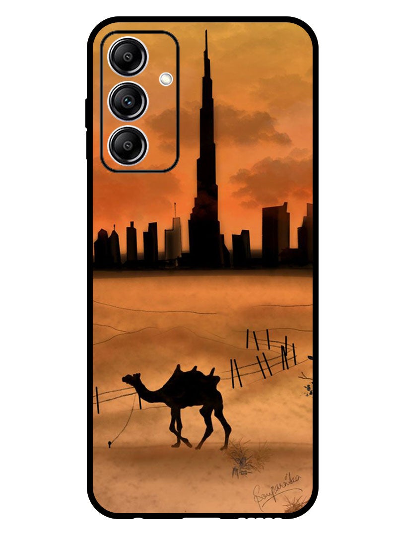 Theodor Protective Case Anti Scratch Shock Proof Bumper Cover For Samsung Galaxy A35 Sunset Camel Burj Khalifa - Image 1