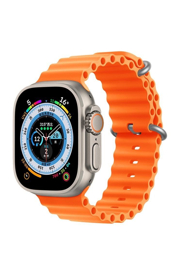 إيف سوار سيليكون بديل لساعة Apple Watch متوافق مع 49 مللي متر / 45 مللي متر / 44 مللي متر / 42 مللي متر لجميع السلاسل - Image 1