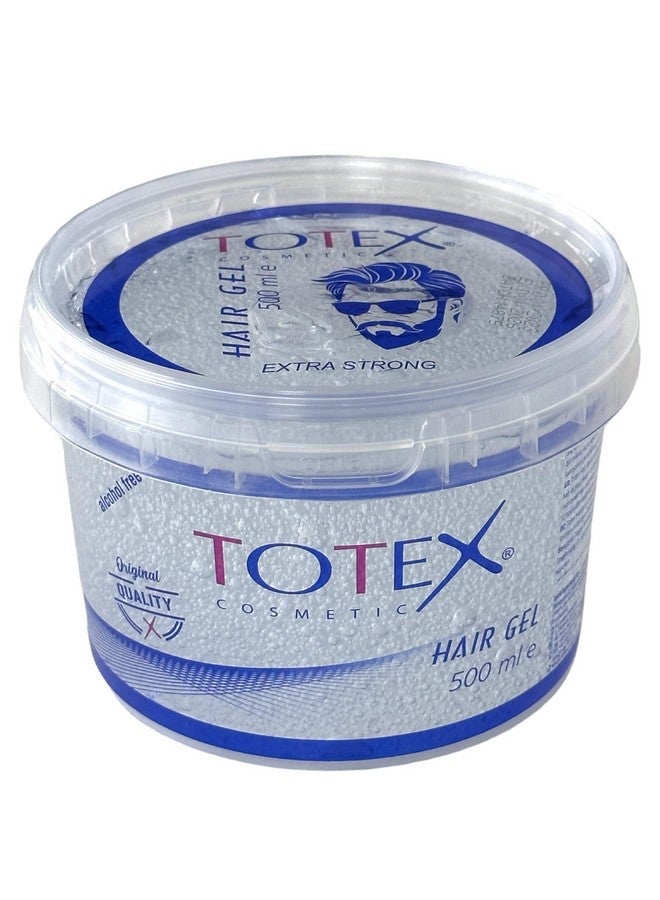 Totex Extra Strong Hair Styling Gel I Extra Strong Hair Gel I Hard And Shiny Effect I Transparent I Clear I Alcoholfree I 500 Ml - Image 2