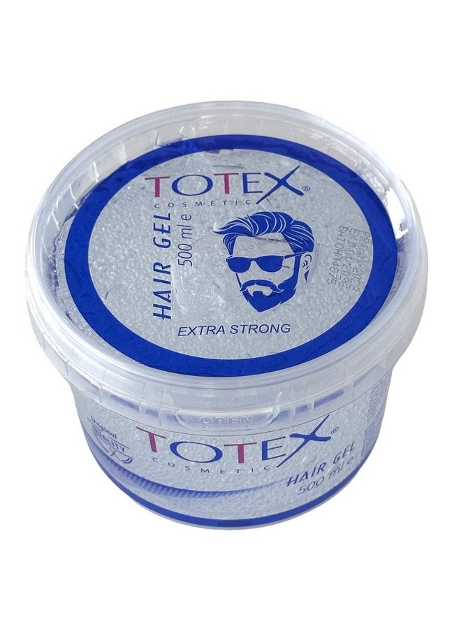 Totex Extra Strong Hair Styling Gel I Extra Strong Hair Gel I Hard And Shiny Effect I Transparent I Clear I Alcoholfree I 500 Ml - Image 3
