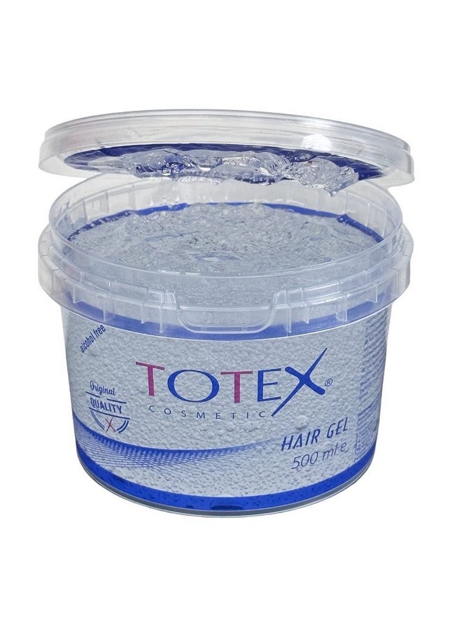 Totex Extra Strong Hair Styling Gel I Extra Strong Hair Gel I Hard And Shiny Effect I Transparent I Clear I Alcoholfree I 500 Ml - Image 4