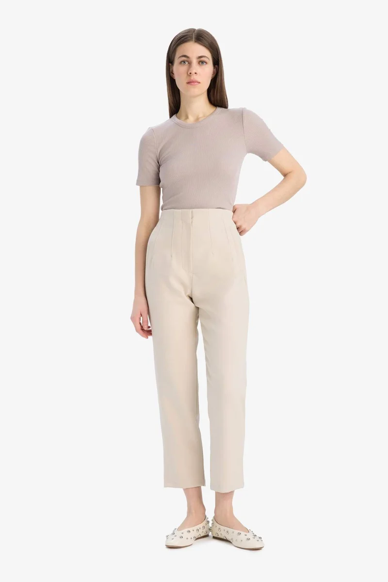 ديفاكتو Carrot Fit Super Skinny Hem Zipper Trousers