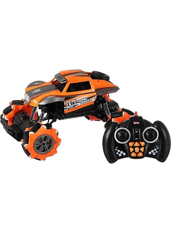 Lateral Dancing 1:16 Strong Power Truck with Remote Control - Orange - XB1005  - Image 1