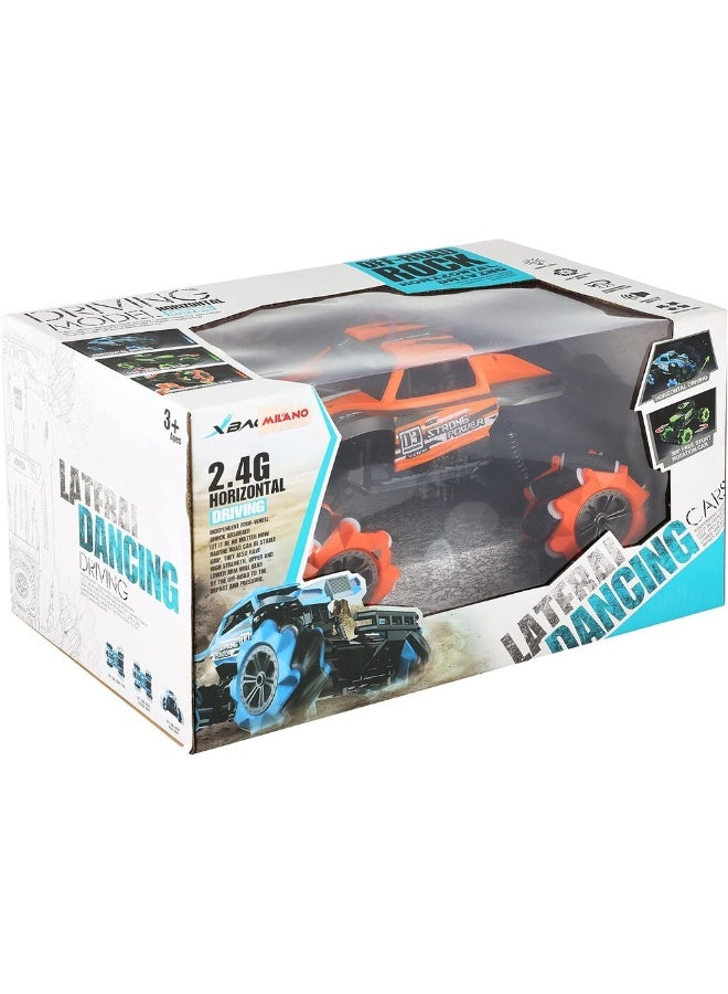 Lateral Dancing 1:16 Strong Power Truck with Remote Control - Orange - XB1005  - Image 2