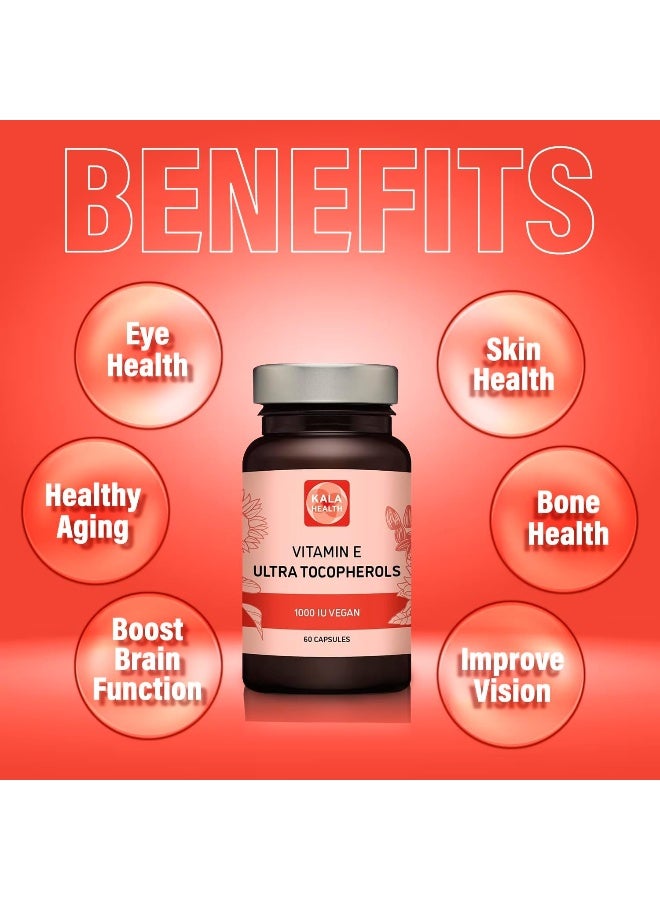 Kala Health Vitamin E 1000Iu Ultra Tocopherol 450Mg Vitamin E Vegan – All 4 Tocopherols - Image 5