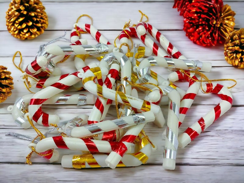 SESONBY SESONBY 24 Reusable Hangings Christmas Tree Hanging Reindeer Ornaments for Christmas Decoration Hangings for Christmas Xmas Tree Decoration Hanging Ornaments  - Image 1