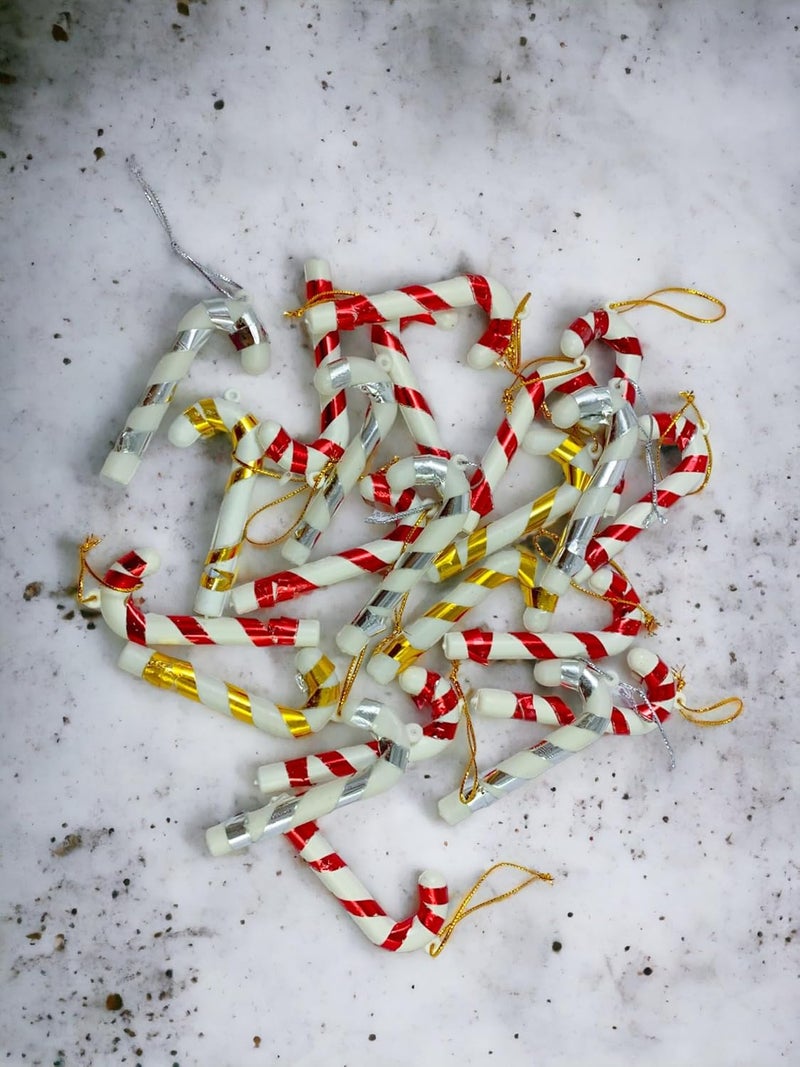 SESONBY SESONBY 24 Reusable Hangings Christmas Tree Hanging Reindeer Ornaments for Christmas Decoration Hangings for Christmas Xmas Tree Decoration Hanging Ornaments  - Image 2