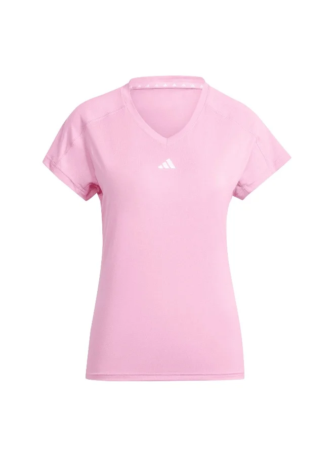 Adidas Adidas We Min T Pink Training T-Shirts For Women Xs