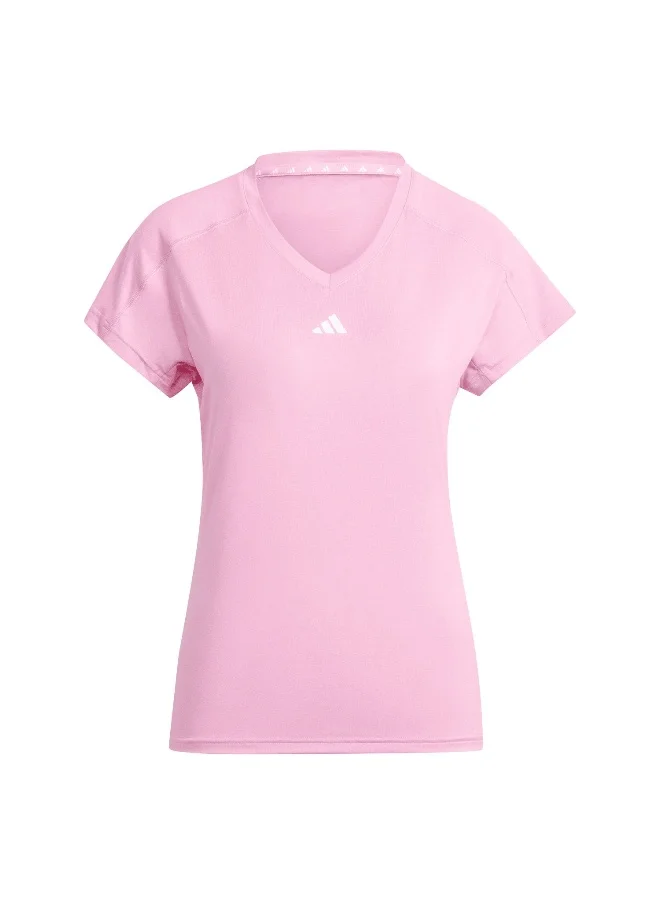Adidas Adidas We Min T Pink Training T-Shirts For Women Xs