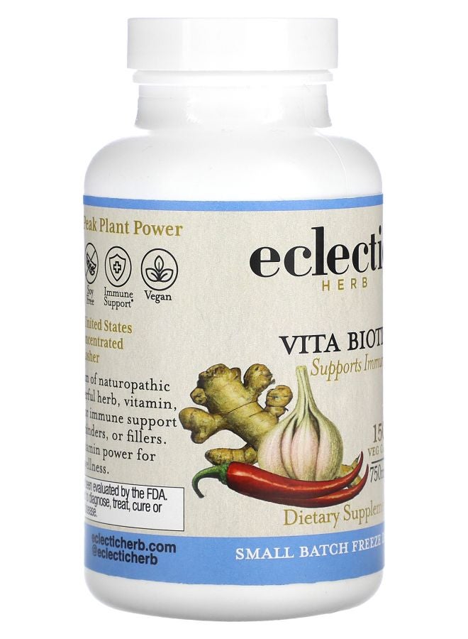 Eclectic Herb Vita Biotic 750 mg 150 Veg Caps (250 mg per Capsule) - Image 2
