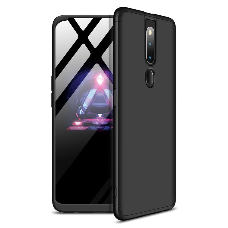 Generic (Unbranded) For OPPO F11 pro Ultra Slim PC Back Cover Non-slip Shockproof 360 Degree Full Protective Case black - Image 1