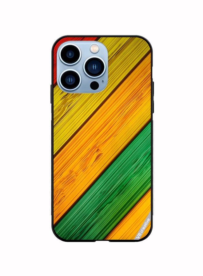 VR CREATIVE Protective Case Cover For Apple iPhone 14 Pro Texture Design Multicolour - Image 1