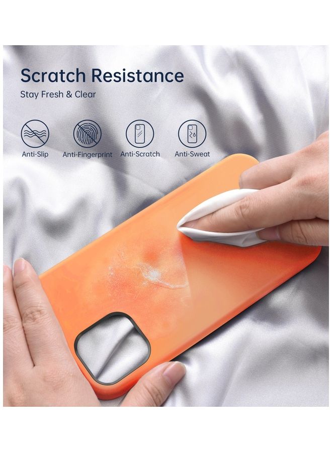 CHOETECH Magnetic Phone Case for Apple iPhone 12/12 Pro Orange - Image 4