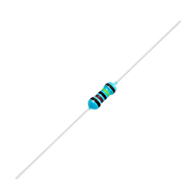 CHANZON 100pcs 1/4W (0.25W) 1.2M Ω ohm 1m2 Metal Film Fixed Resistor 0.01 ±1% Tolerance 1.2MR MF Through Hole Resistors Current Limiting Rohs Certificated - Image 2