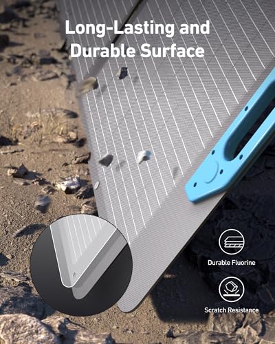 Anker SOLIX PS100 Solar Panel with Adjustable Kickstand, 100W Foldable Portable Solar Charger, IP67 Waterproof, 23% Higher Energy Conversion Efficiency, for Camping, RVs, and Blackouts - Image 4