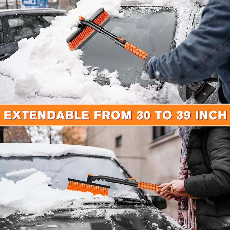 Showvigor Snow Brush, Detachable Ice Scraper for Car Windshield with Ergonomic Foam Grip for Cars & Trucks & SUV Windscreen Snow Removal, Gift for Christmas - Image 5