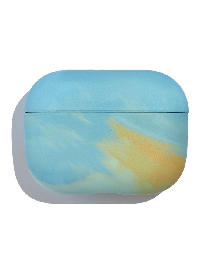 Generic - Case Cover For AirPods 3 Ink Painting Water Sticker PC Earphone Case Ink Yellow - Image 1