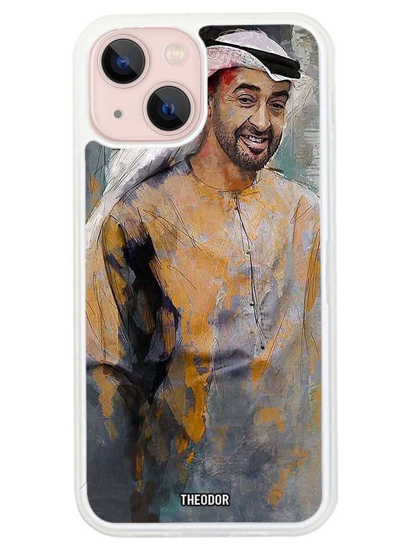 Theodor Protective Case Anti Scratch Shock Proof Cover For APPLE IPHONE 14 Mbz (White Bumper) - Image 1