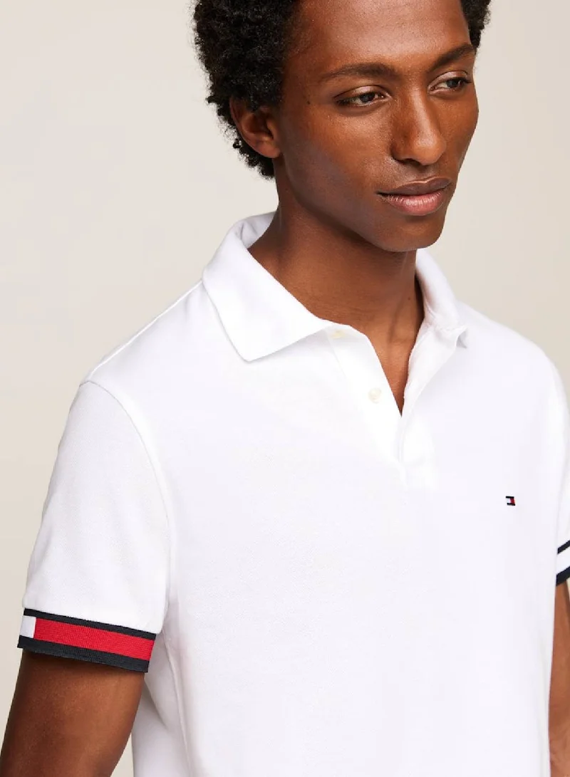 TOMMY HILFIGER Hilfiger Flag Slim Fit Polo