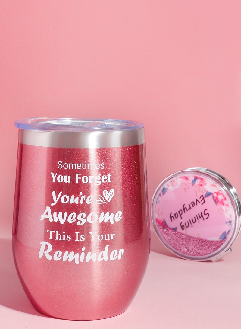 Thoraya All-in-One Gift Box for Wife & Best Friend, Unique and Multi-OccasionGifts Basket Ideas Pink Gifts Box for Her Relaxing Gift Set Self Care Gifts Birthday Presents Female Friendship Gifts for Best Friend Bestie Girlfriend Mom Wife Sister(Ramadan/Anniversary Gift for Her) - Image 2